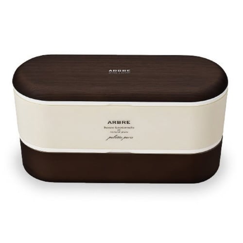 弁当箱 2段 550ml ARBRE ブラウン×2
