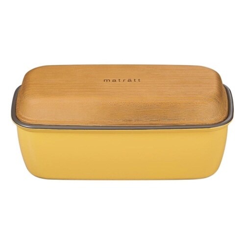 弁当箱 1段 490ml matratt イエロー