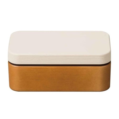 弁当箱 1段 600ml ホワイト×2