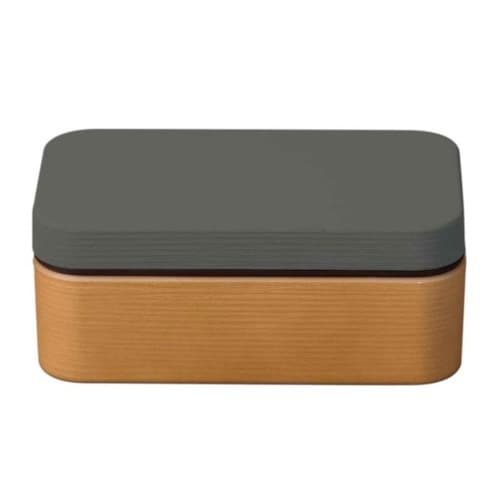 弁当箱 1段 600ml チャコール×2