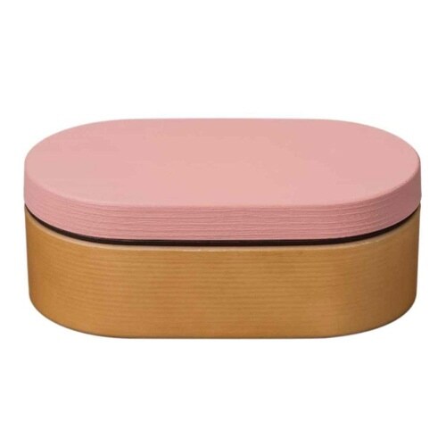 弁当箱 1段 600ml ピンク×2