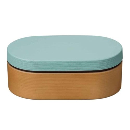 弁当箱 1段 600ml ブルー×2