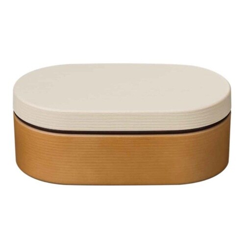 弁当箱 1段 600ml ホワイト×2