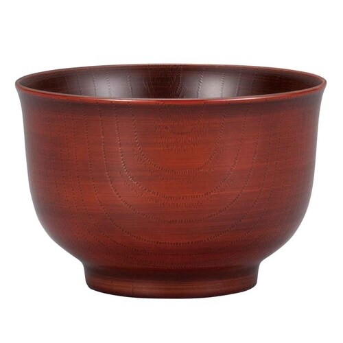 汁椀 400ml 羽反汁椀 塗の技 赤摺り