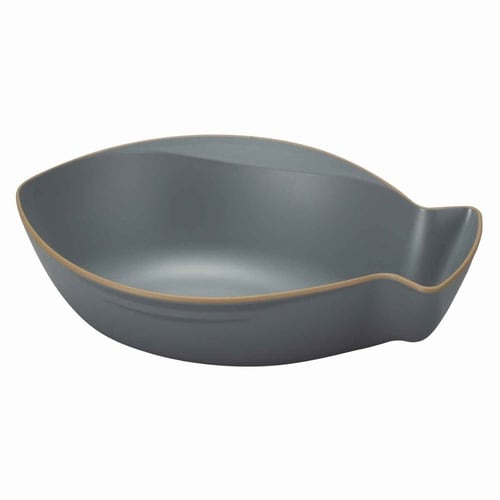 ボウル 16.5cm エッジライン グレー