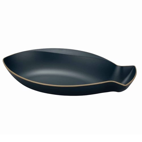 ボウル 27cm エッジライン ネイビー×2