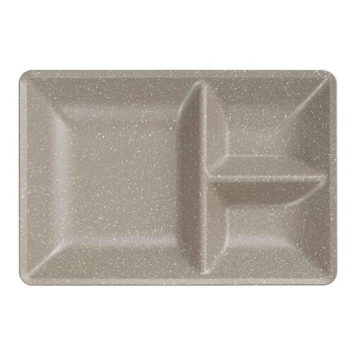 ランチプレート 27cm grano グレー