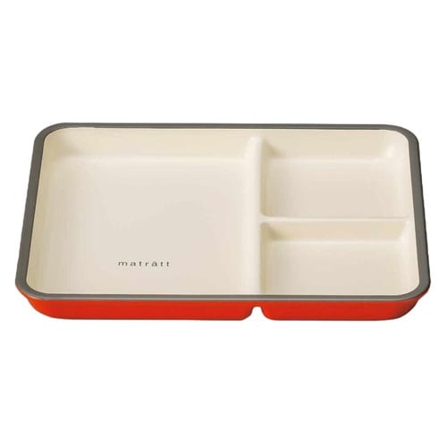 ランチプレート 24cm レッド