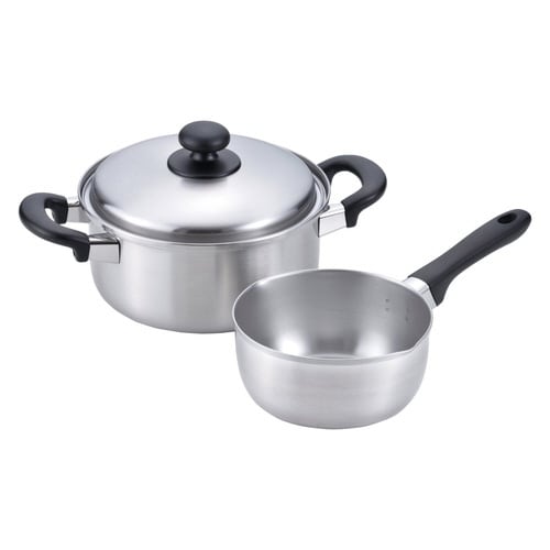 鍋2点セット 雪平鍋16cm&両手鍋20cm