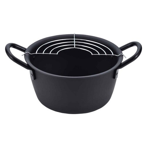 深型天ぷら鍋 18cm IH対応 燕三 日本製×2