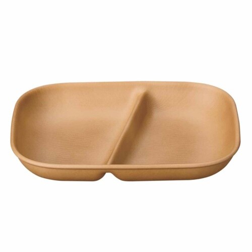 ランチプレート 21cm スクエア ナチュラル