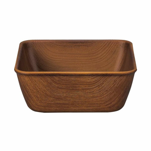 ボウル 14cm M スクエア ブラウン