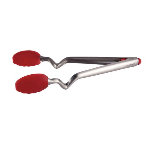 スチールsiliconトング M レッド
