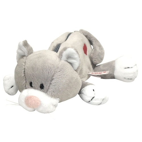 筆箱フィギュアポーチNICIグレーキャット×2