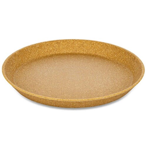 プレート 同色4枚入り 20.5cm イエロー