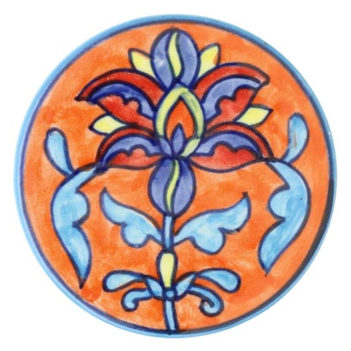 コースター 8cm プリヤ ストーンウェア E