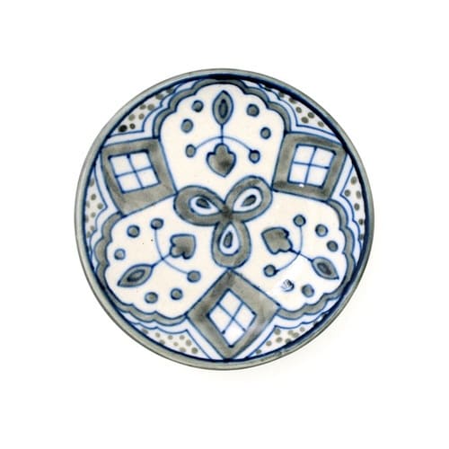 豆皿 11.5cm プリヤ グレイフラワー