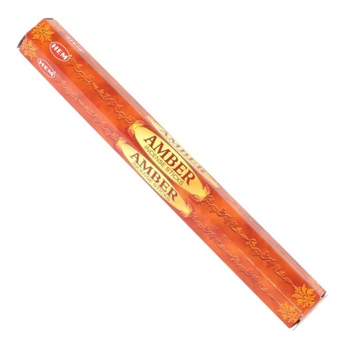 お香 HEM 六角 アンバー スティック