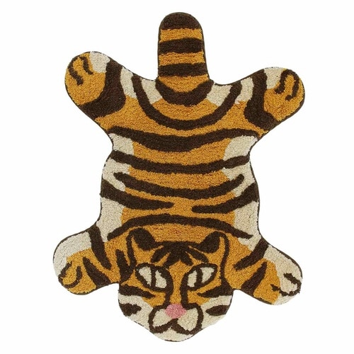 玄関マット 室内用 約55×70cm トラ