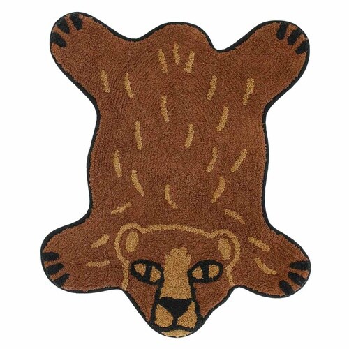 玄関マット 室内用 約55×70cm クマ