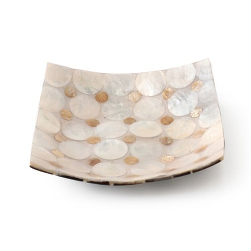 アクセサリートレー シェルトレイ ドットゴールド