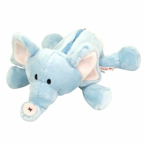 筆箱 フィギュアポーチ ブルーエレファント×2