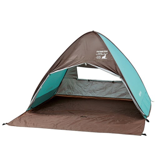 ポップアップテント フルクローズ ミントグリーン