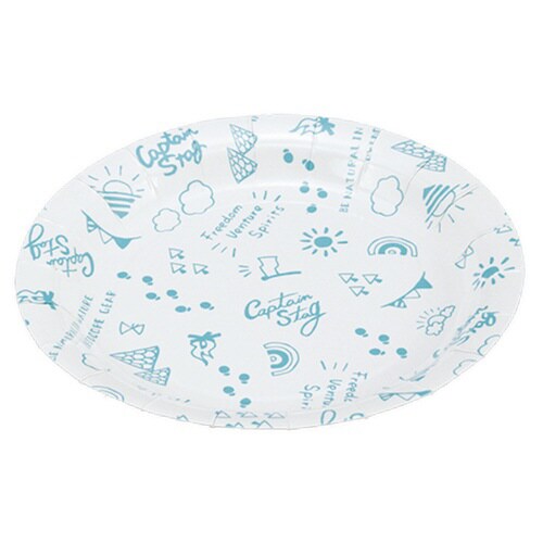 紙皿 使い捨て 18cm 6枚入 ペーパープレート