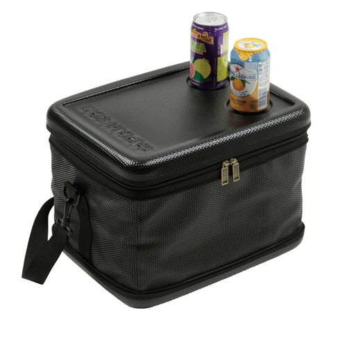 保冷バッグ 12L メッシュポケット付 ブラック