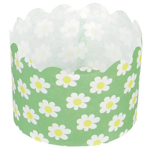マフィン型 12枚入り 7cm 紙製 プチフラワー