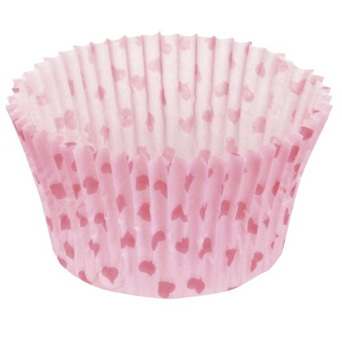 カップケーキ型 50枚入り 7cm プチハート