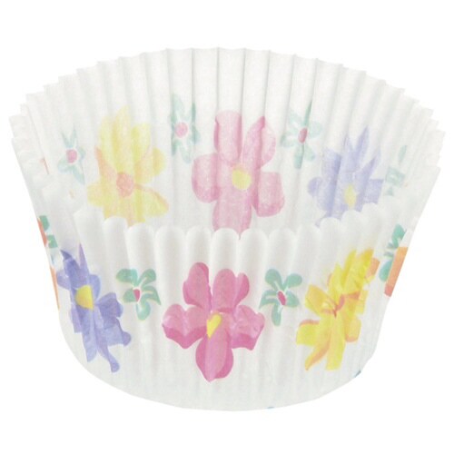 カップケーキ型 50枚入り 7cm 紙製 フラワー
