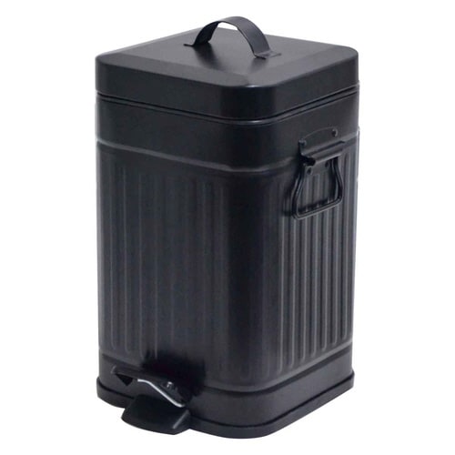 ゴミ箱 12L Galva ペダル式 ブラック