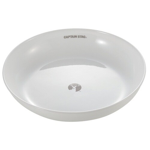 ミールプレート 21.5cm ホワイト×2