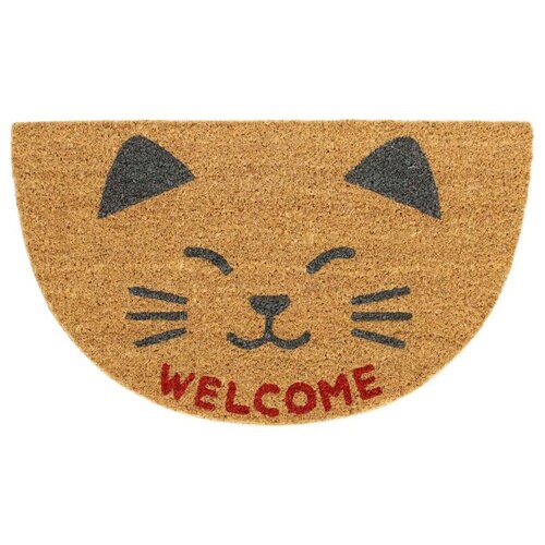 玄関マット 屋外兼用 コイヤー ネコA×2