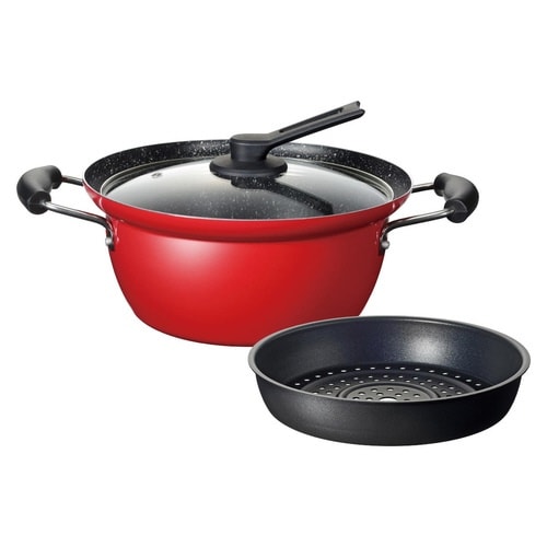 蒸し料理鍋 24cm IH対応 にこみーな