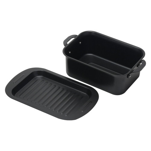 天ぷら鍋 角型 IH対応 鉄製 チーノ×2