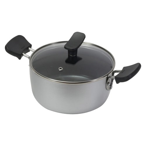 両手鍋 18cm IH対応 チーノ フッ素加工