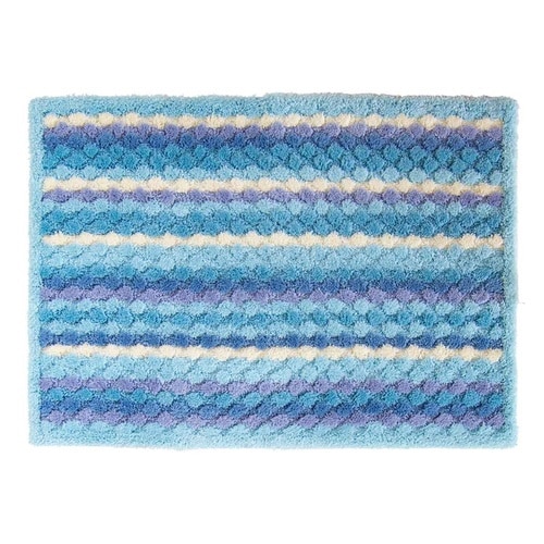 バスマット 乾度良好 防カビプラス ブルー