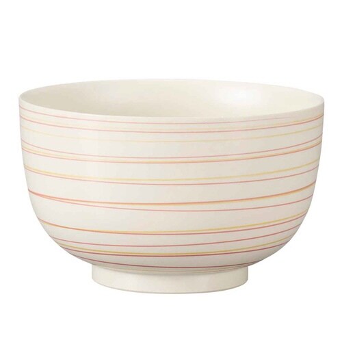 どんぶり 13cm つむぎ プラスチック レッド