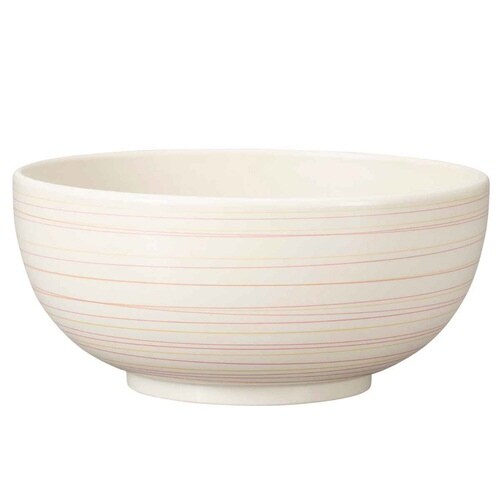麺鉢 18.5cm つむぎ プラスチック レッド
