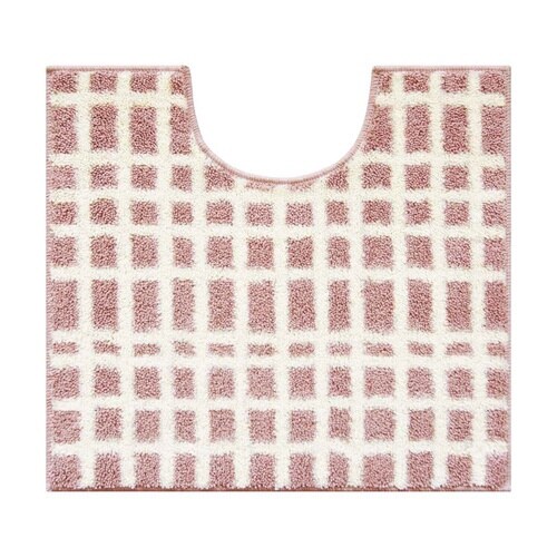 トイレマット 55×60cm ナチュラル ピンク