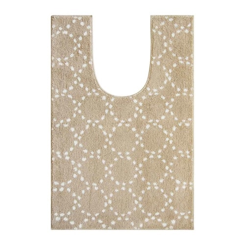 トイレマット ロング 耳長 ベージュ×2