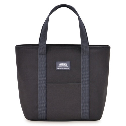 ランチバッグ 保冷 サーモス ブラック×2