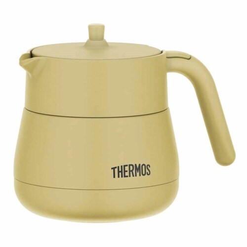 サーモス ティーポット 真空断熱 ベージュ