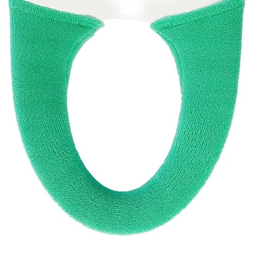 便座カバー 洗浄暖房型 グリーン×2