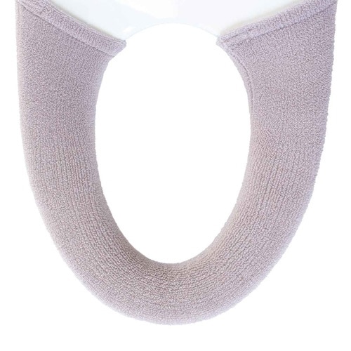 便座カバー 洗浄暖房型 グレー×2