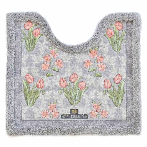 トイレマット 58×63cm グレー