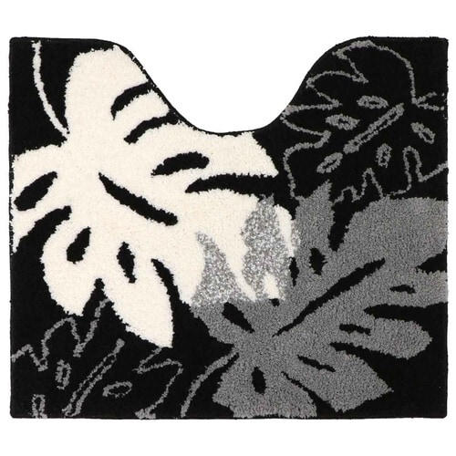 トイレマット モノ・ステラ ブラック×2