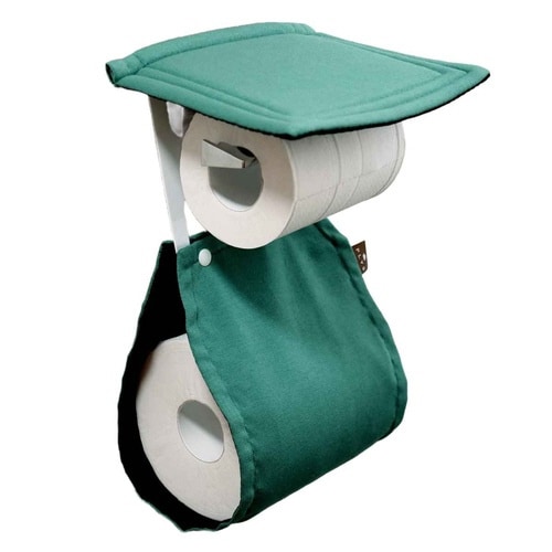 トイレットペーパーホルダーカバー グリーン